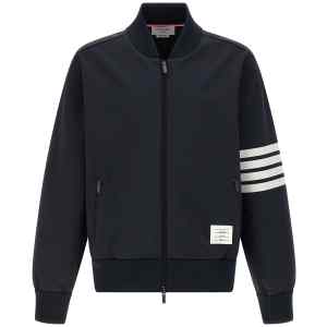 Thom Browne Tech Viscose Bomber Jacket