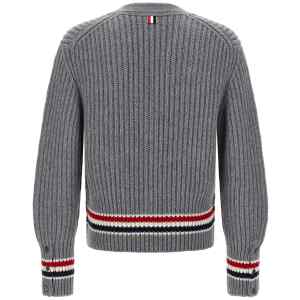 Thom Browne Rwb Tape Cardigan