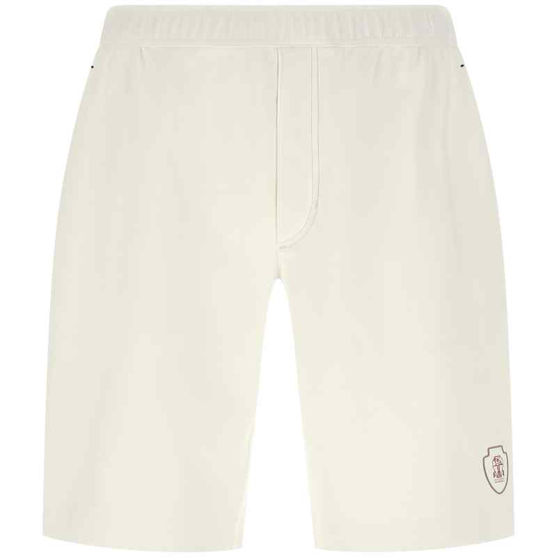 Brunello Cucinelli Interlock Cotton Bermuda Shorts