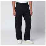Represent Black cotton cargo trousers