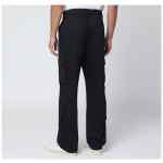 Represent Black cotton cargo trousers