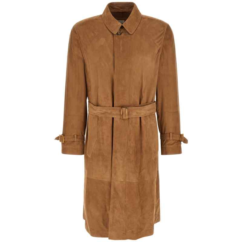 Brunello Cucinelli Suede Trench Coat