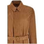 Brunello Cucinelli Suede Trench Coat