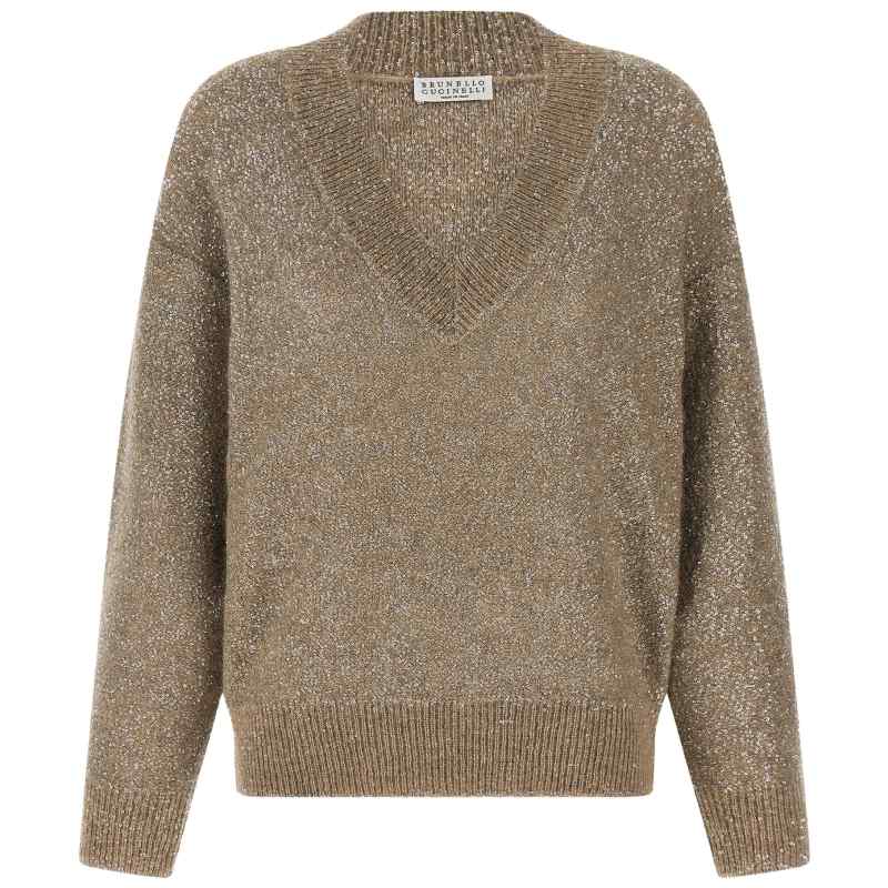 Brunello Cucinelli Dazzling Texture Sweater