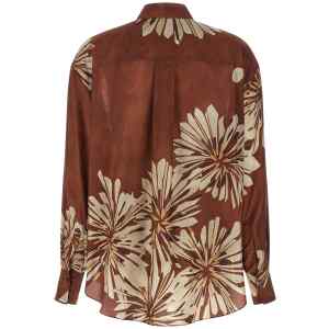 Brunello Cucinelli Floral Patterned Shirt