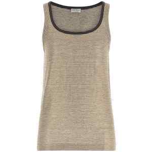 Brunello Cucinelli Shiny Collar Detail Top