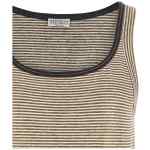 Brunello Cucinelli Shiny Collar Detail Top