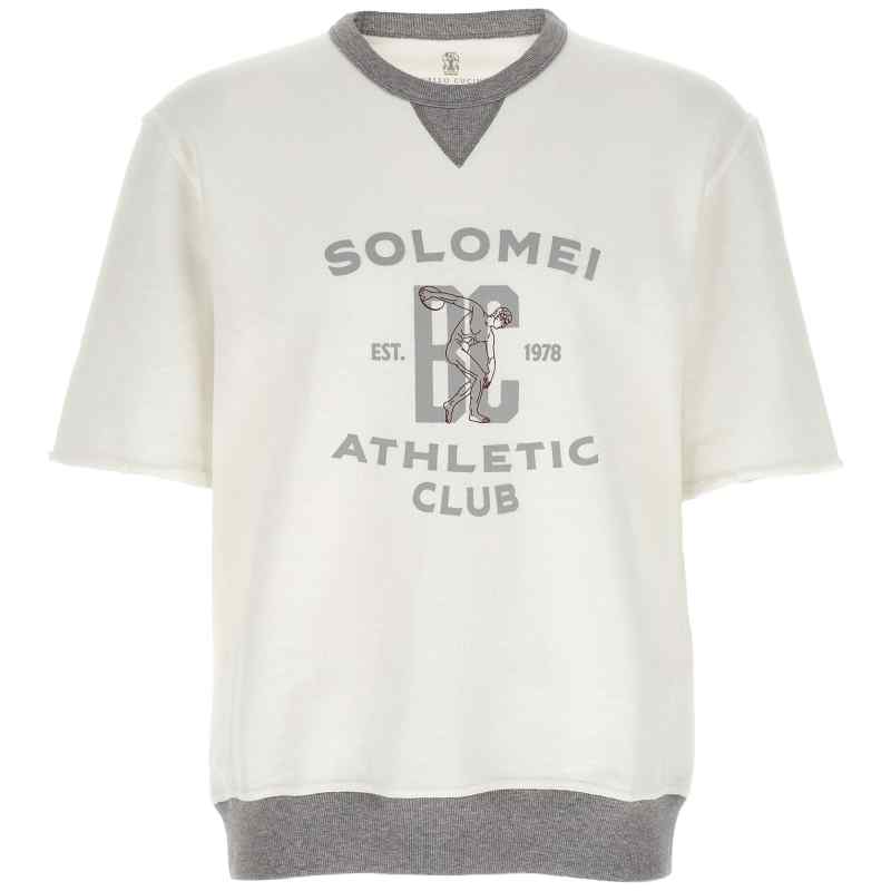 Brunello Cucinelli Short Sleeved Sweatshirt