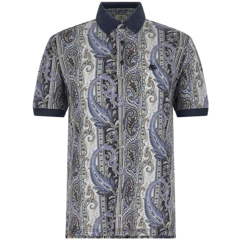 Etro Arnica Paisley Polo Shirt