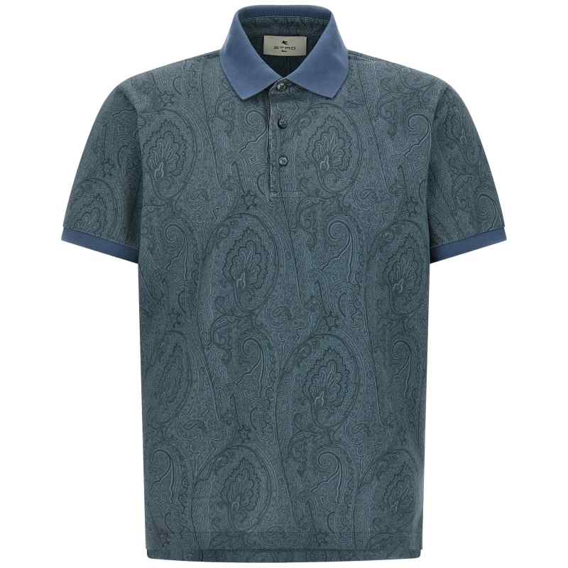 Etro Paisley Polo Shirt Etro Paisley Polo Shirt