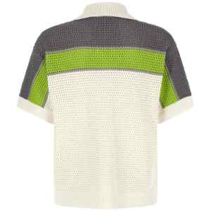 Casablanca Stripe Crochet Shirt