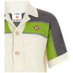 Casablanca Stripe Crochet Shirt