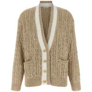 Brunello Cucinelli Braided Cardigan