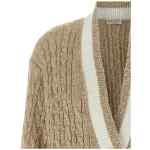 Brunello Cucinelli Braided Cardigan