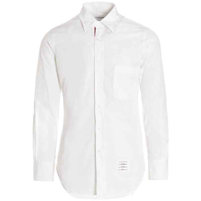 Thom Browne Solid Poplin Shirt Thom Browne Solid Poplin Shirt
