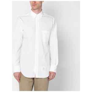 Thom Browne White button-down cotton shirt