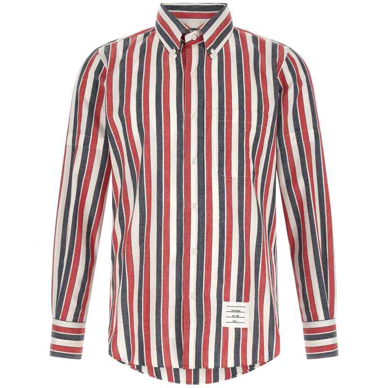 Thom Browne Madras Cotton Shirt Thom Browne Madras Cotton Shirt