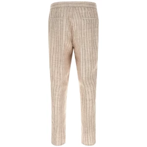Brunello Cucinelli Striped Linen Trousers