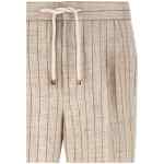 Brunello Cucinelli Striped Linen Trousers