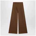 Max Mara Brown wool jersey trousers