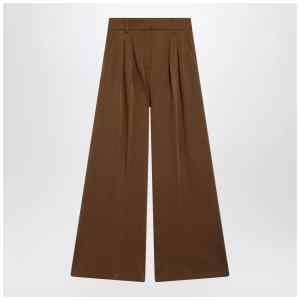 Max Mara Brown wool jersey trousers