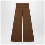 Max Mara Brown wool jersey trousers