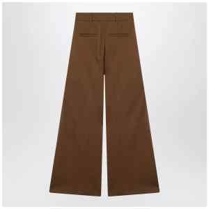 Max Mara Brown wool jersey trousers