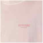 Represent Dusty mauve cotton T-shirt with logo