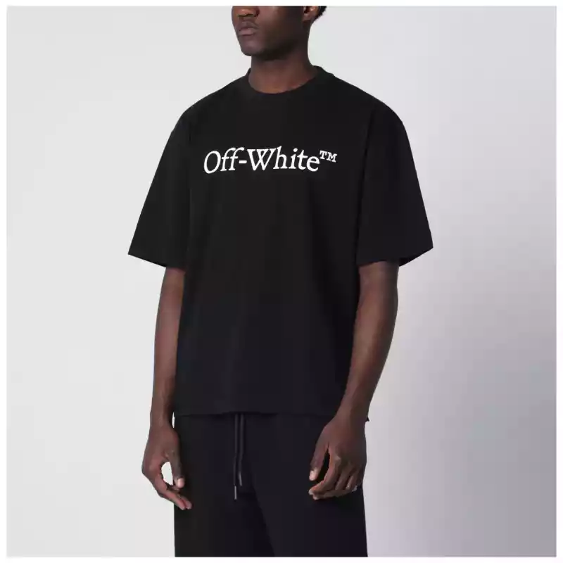 Off White Off-White™ Black T-shirt with logo print