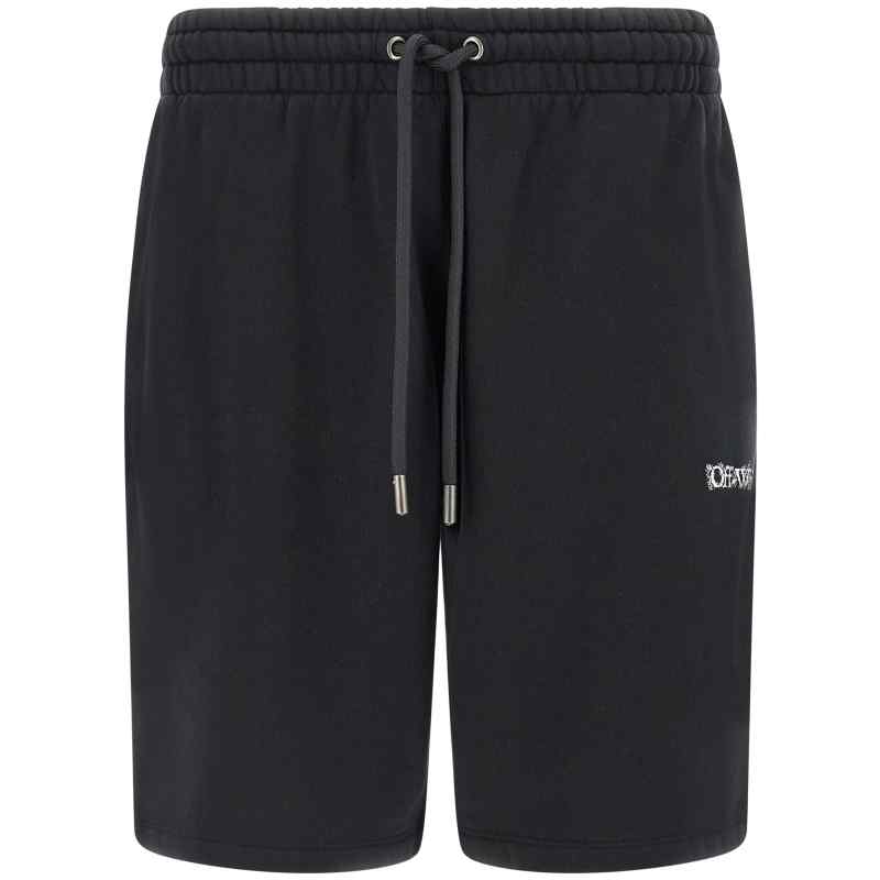 Off White Heraldic Arrow Bermuda Shorts