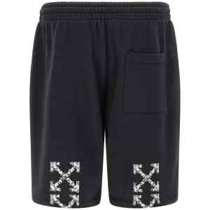 Off White Heraldic Arrow Bermuda Shorts