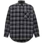 Off White Check Flannel Padded Jacket