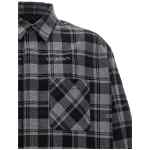 Off White Check Flannel Padded Jacket