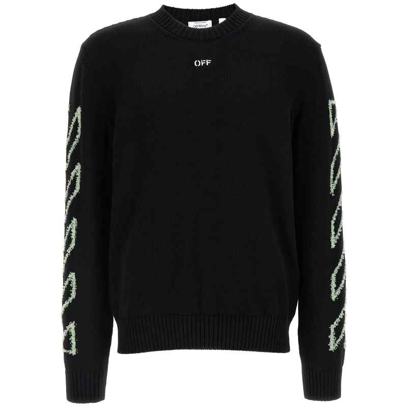 Off White Diag Outline Sweater Off White Diag Outline Sweater