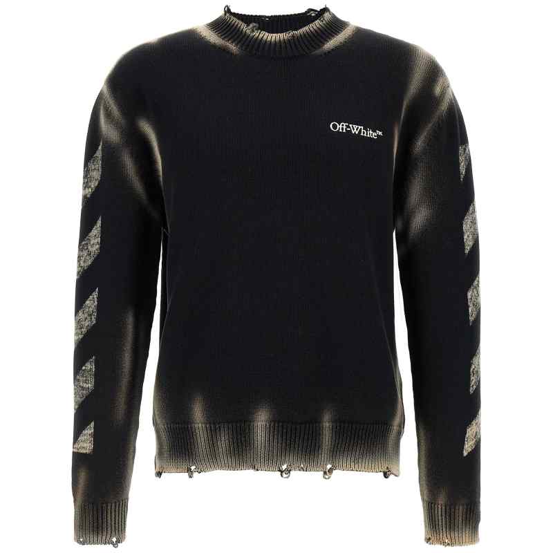 Off White Diag Arr Corrosion Sweater