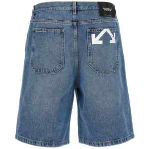 Off White Half Arrow Bermuda Shorts