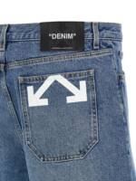 Off White Half Arrow Bermuda Shorts