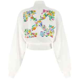 Off White Arrow Glowing Flower Sweatshirt