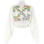 Off White Arrow Glowing Flower Sweatshirt