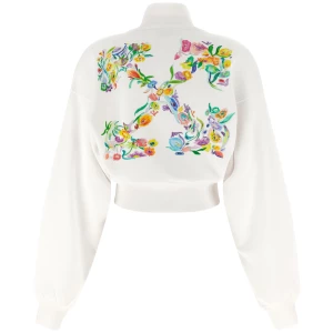 Off White Arrow Glowing Flower Sweatshirt