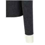 Self-Portrait Grey Contrast Collar Cardigan