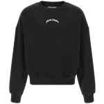 Palm Angels Back Curved Logo Sweatshirt