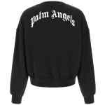 Palm Angels Back Curved Logo Sweatshirt