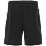 Palm Angels Curved Logo Track Bermuda Shorts