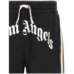 Palm Angels Curved Logo Track Bermuda Shorts