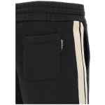 Palm Angels Curved Logo Track Bermuda Shorts