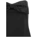 Self-Portrait Black Crepe Bandeau Top