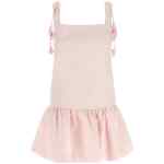 Self-Portrait Pink Flower Taffetà Dress