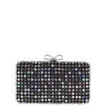 Self-Portrait Multi Crystal Chainmail Clutch