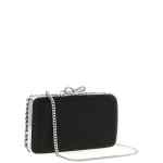 Self-Portrait Multi Crystal Chainmail Clutch